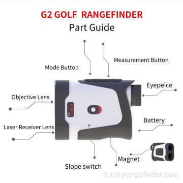 6x Finder di gamma laser multifunzione professionale